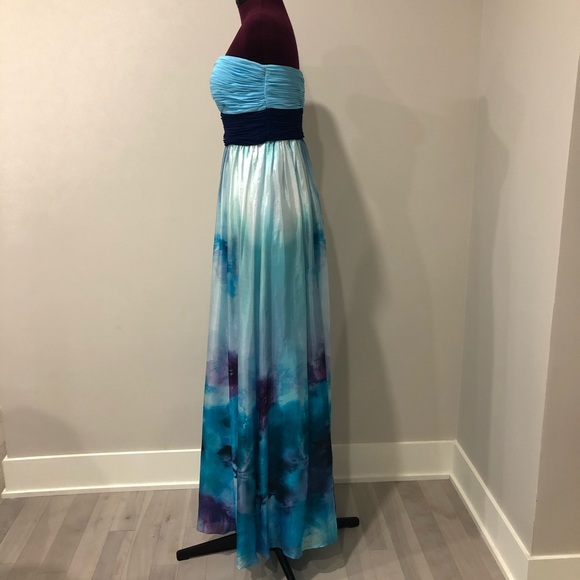 Laura 100% silk strapless dress - gown - Picture 2 of 8